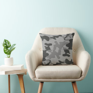 Camouflage Graues Zubehör Kissen