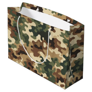 Camouflage Große Geschenktüte