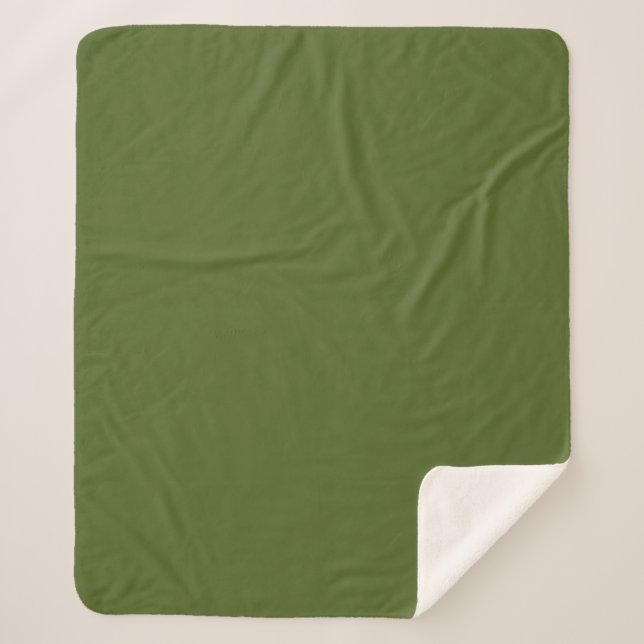 Camouflage grün sherpadecke (Vorderseite)