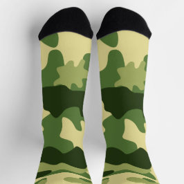 Camouflage Grüne Socken