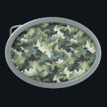 Camouflage Gürtelschnalle<br><div class="desc">Gürtelschnalle in grüner Camouflage. Passen Sie dieses Objekt an oder kaufen Sie, wie es ist.</div>