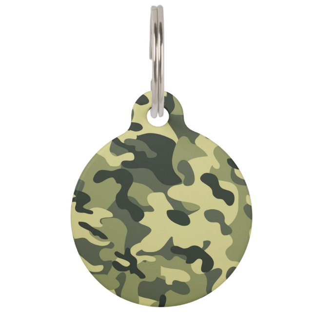 Camouflage Haustiermarke (Vorderseite)