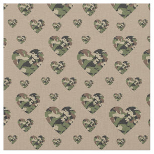 Camouflage Hearts Country Camouflage Stoff
