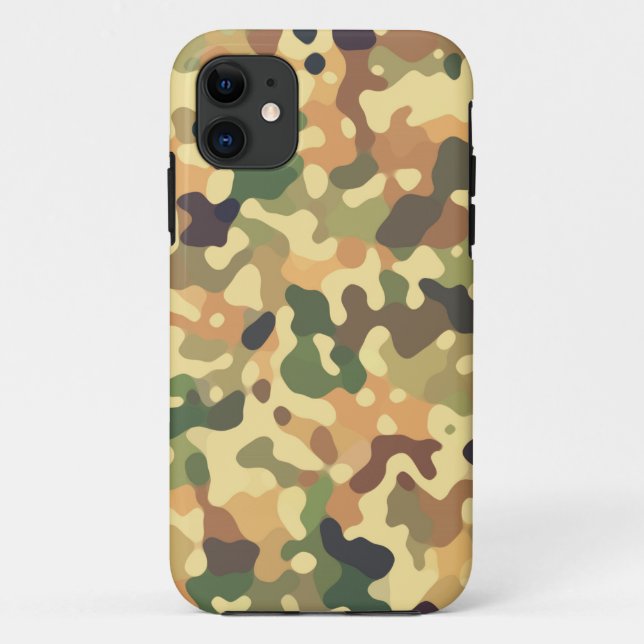 Camouflage Herbst Case-Mate iPhone Hülle (Rückseite)