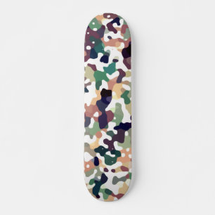 Camouflage Herbst Skateboard
