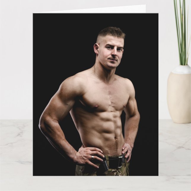 Camouflage Hot Typ Grußkarte Karte (Vorderseite)