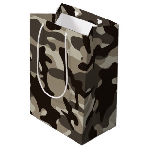 Camouflage im nahen Viertel Mittlere Geschenktüte