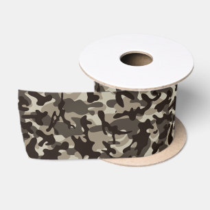 Camouflage im nahen Viertel Satinband