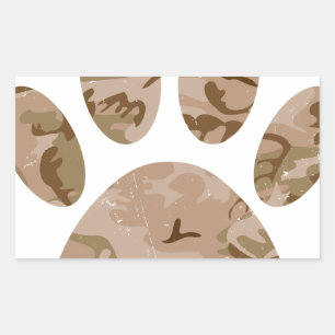 Camouflage in Not Rechteckiger Aufkleber