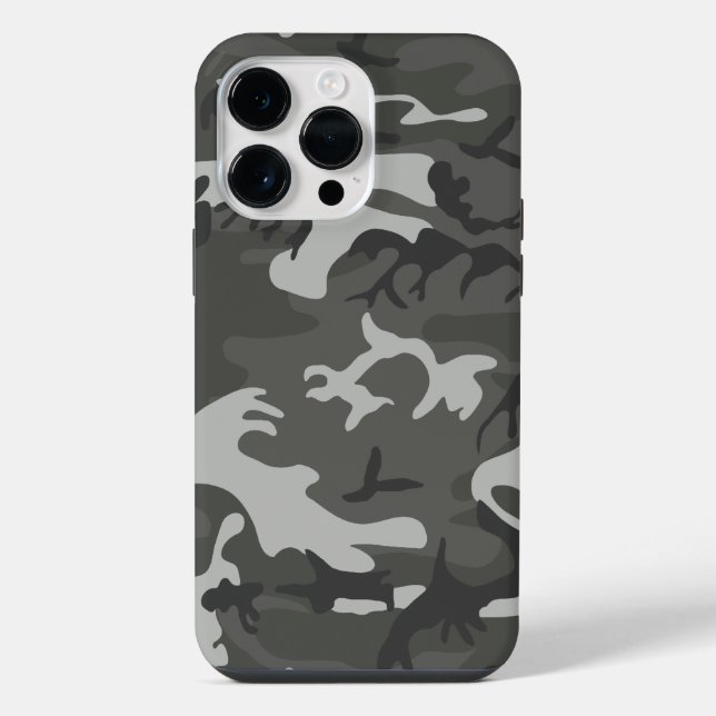 Camouflage iPhone 14 Pro Max Hülle (Rückseite)