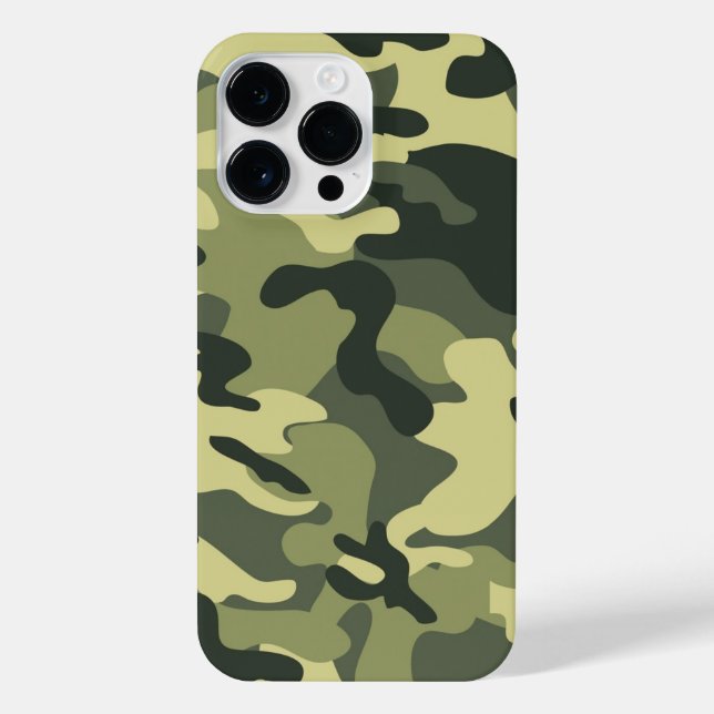 Camouflage iPhone 14 Pro Max Hülle (Rückseite)