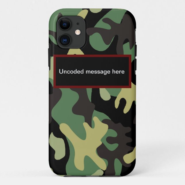Camouflage iPhone/iPad Gehäuse Case-Mate iPhone Hülle (Rückseite)