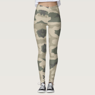 Camouflage Jah Army Jungle - Power Yoga Leggings