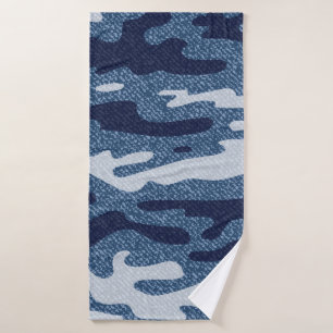 Camouflage Jeans Arrière - plan. Denim vintage loc