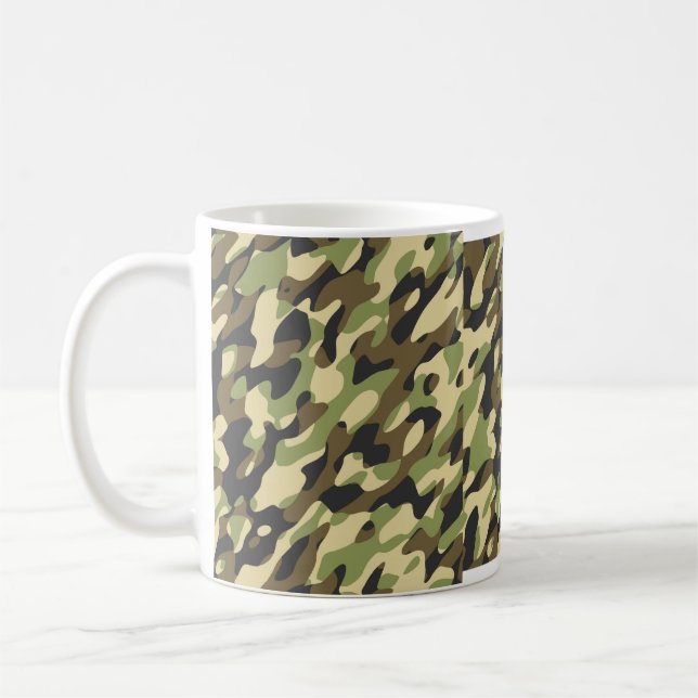 Camouflage Kaffeetasse (Links)