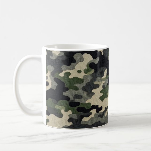 Camouflage Kaffeetasse (Links)