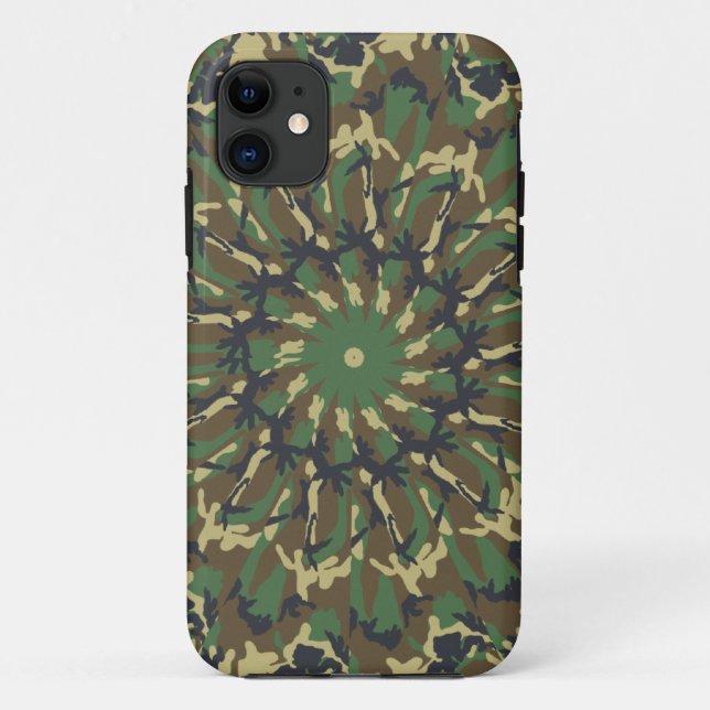 Camouflage Kaleidoskop Case-Mate iPhone Hülle (Rückseite)
