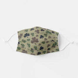 Camouflage Klee Mund-Nasen-Maske Aus Stoff