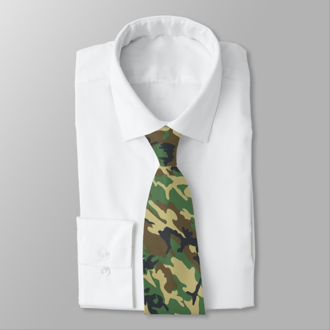 Camouflage Krawatte (Gebunden)