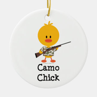 Camouflage-Küken-Verzierung Keramik Ornament