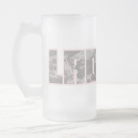 Camouflage "Ladette", braun und rosa Tasse