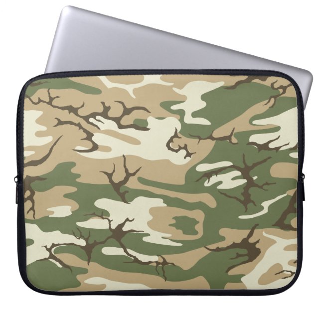 Camouflage Laptopschutzhülle (Vorderseite)