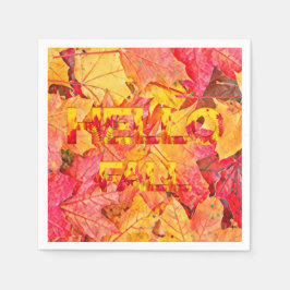 Camouflage Leaves Serviette