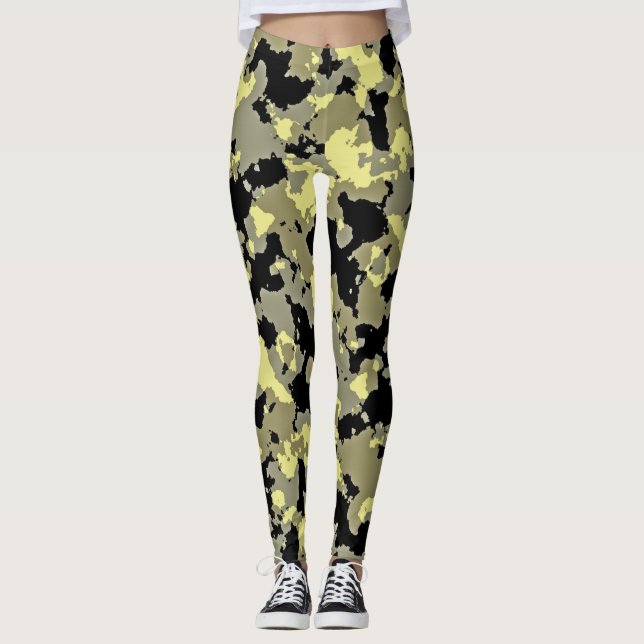 CAMOUFLAGE LEGGINGS (Vorderseite)