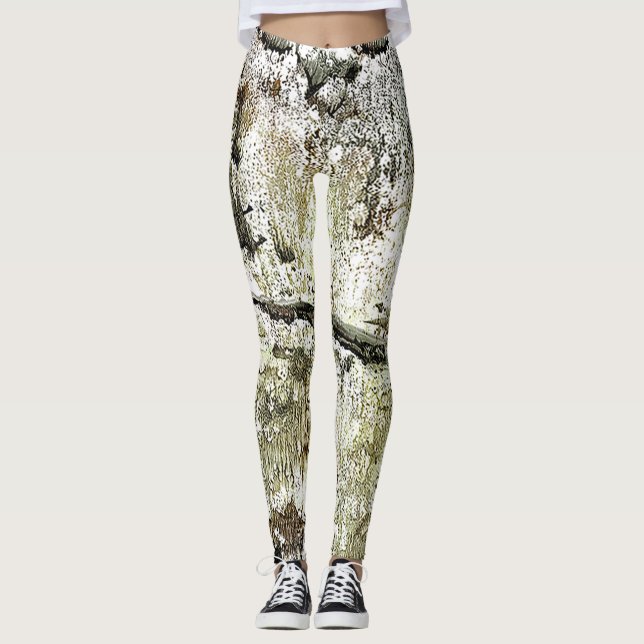 Camouflage Leggings (Vorderseite)