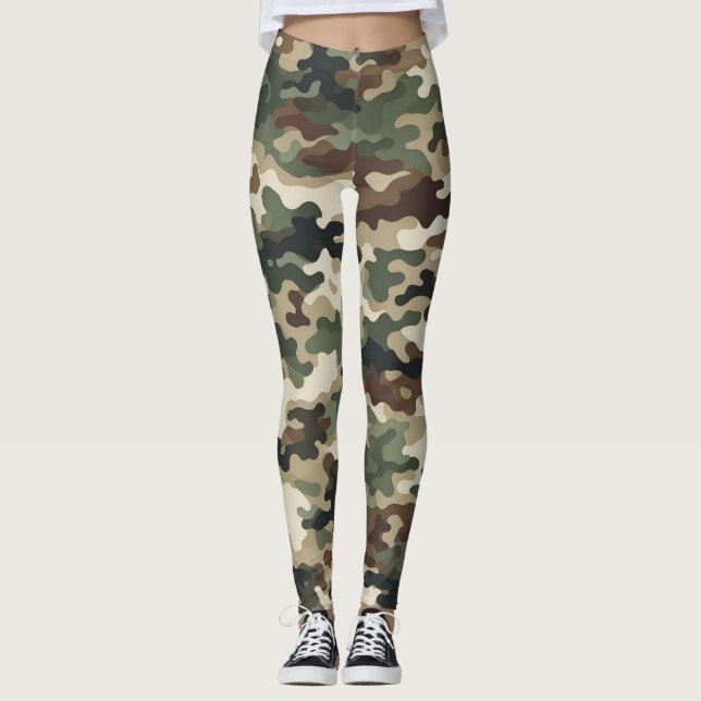 Camouflage Leggings (Vorderseite)