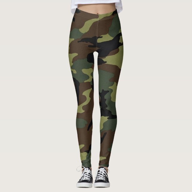 Camouflage Leggings (Vorderseite)