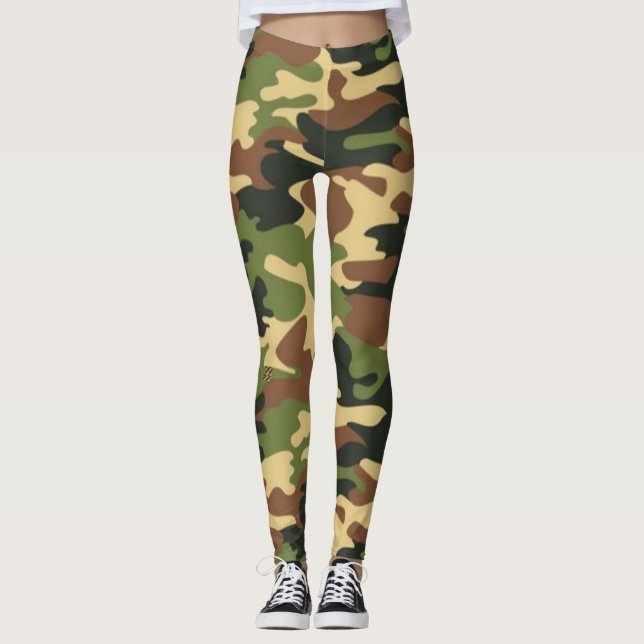 camouflage leggings (Vorderseite)