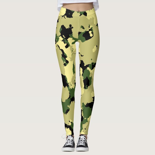 CAMOUFLAGE LEGGINGS (Vorderseite)