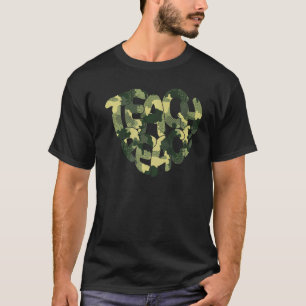 Camouflage Liebe Lehren für Frieden Inspiration Hi T-Shirt