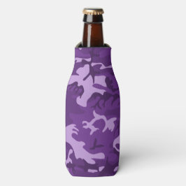 Camouflage Lila Flaschenkühler