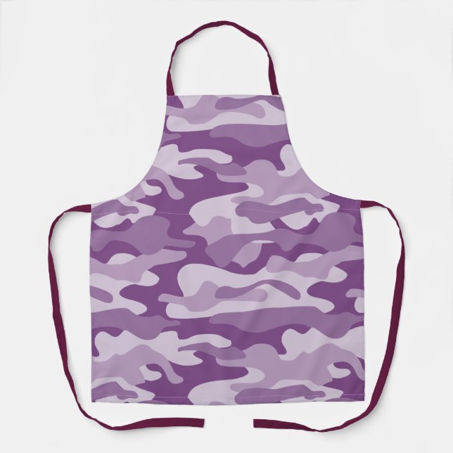 Camouflage Lilac Monocolor Schürze (Vorderseite)