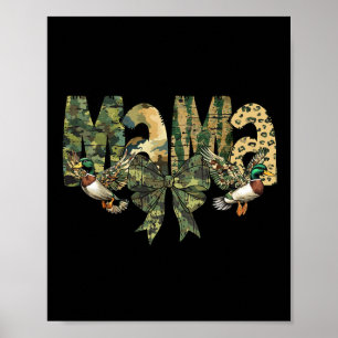 Camouflage Mama Camouflage Jagd Poster