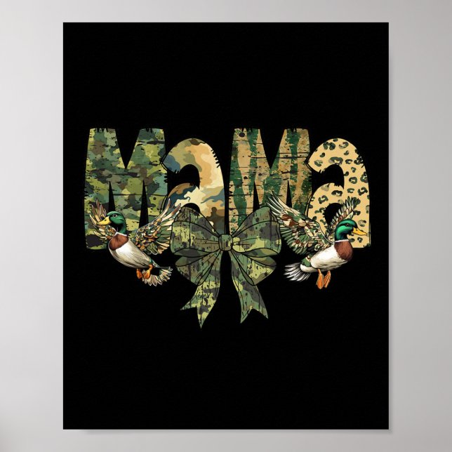 Camouflage Mama Camouflage Jagd Poster (Vorne)