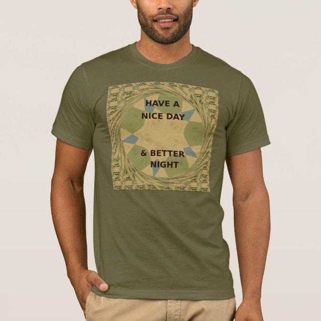 Camouflage Männer-Bella-Leinwand Bio T - Shirt (Vorderseite)