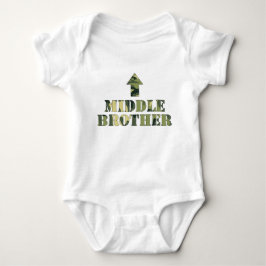 Camouflage Middle Brother Shirt / Tolle Babydusche