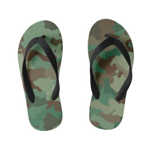 camouflage militaire enfants tongs