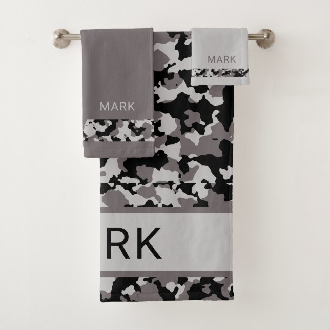 Camouflage militaire gris personnalisé (En situation)