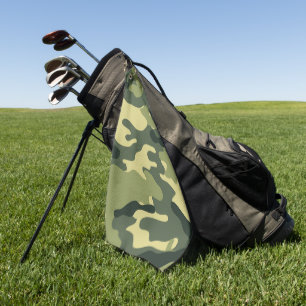 Camouflage militaire Serviette de golf