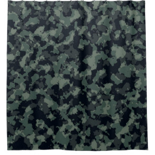 Camouflage-Militärische Struktur Duschvorhang