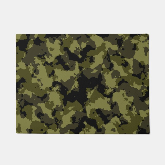 Camouflage militärischer Stil Fußmatte (Vorderseite)