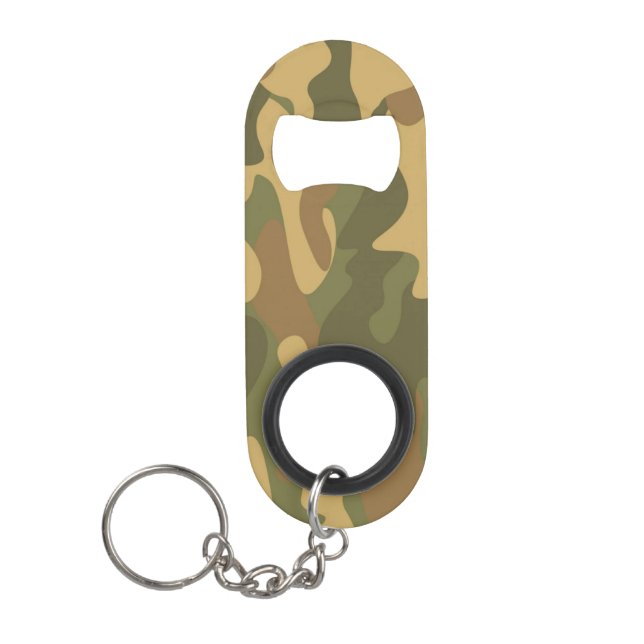 Camouflage Mini Flaschenöffner (Vorderseite)