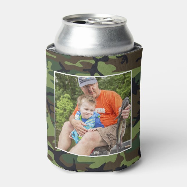 Camouflage mit Foto Dosenkühler (Kanne Vorderseite)