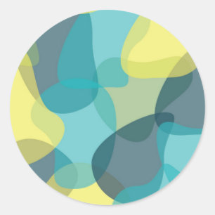 Camouflage, modern, cool, trendig, städtisch geome runder aufkleber