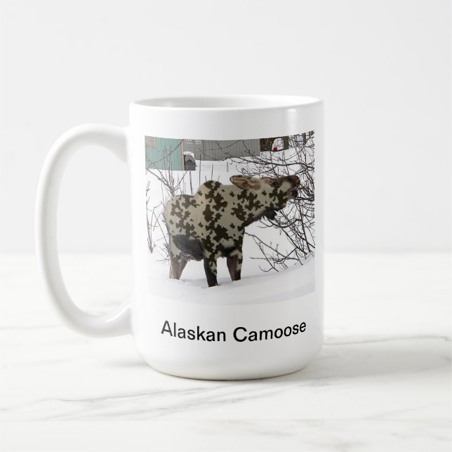Camouflage Moose Kaffeetasse (Links)