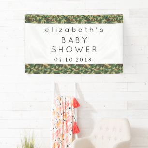 Camouflage Muster, Camouflage, Militär, Babydusche Banner